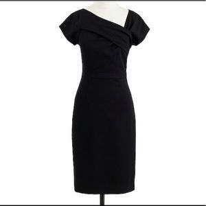 J.Crew Navy Blue Origami Sheath Dress